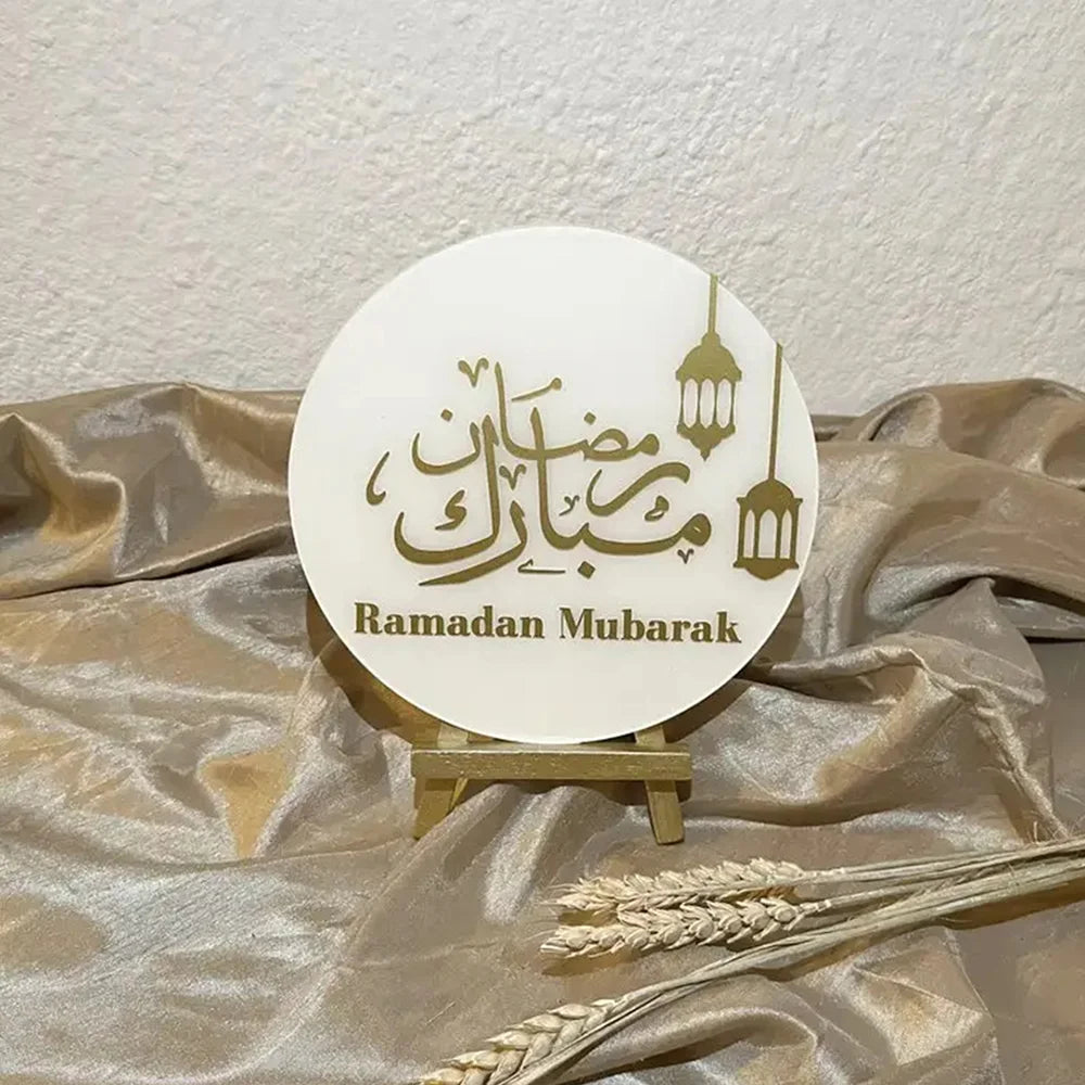 Ramadan Acrylic Table Sign
